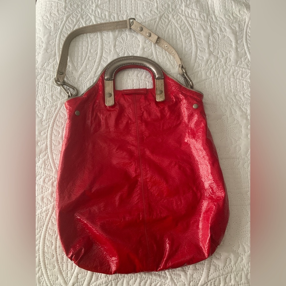 Stella McCartney Large Cherry Patent Tote